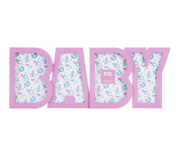 Фоторамка х 4 "BABY" (рожева) Фоторамка х 4 "BABY" (рожева)