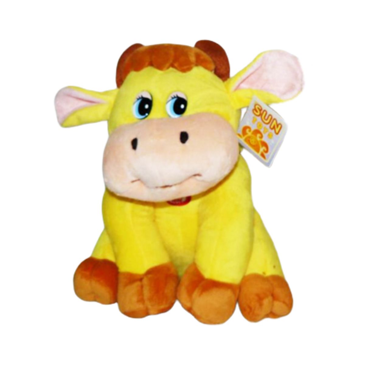 Игрушка детская жёлтая корова