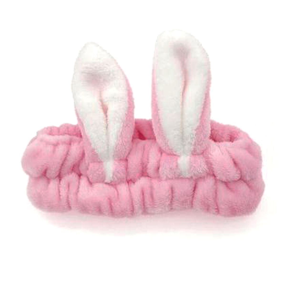 Плюшева пов'язка "Зайка" (рожевий)  фото 1