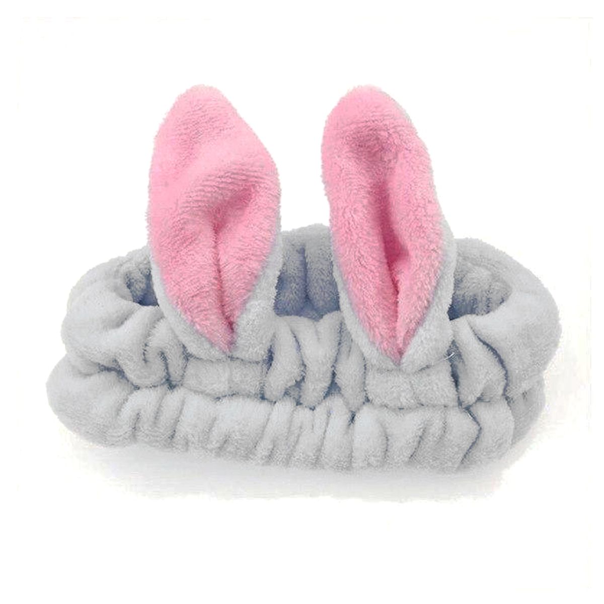 Плюшева пов'язка "Зайка" (сірий)  фото 1