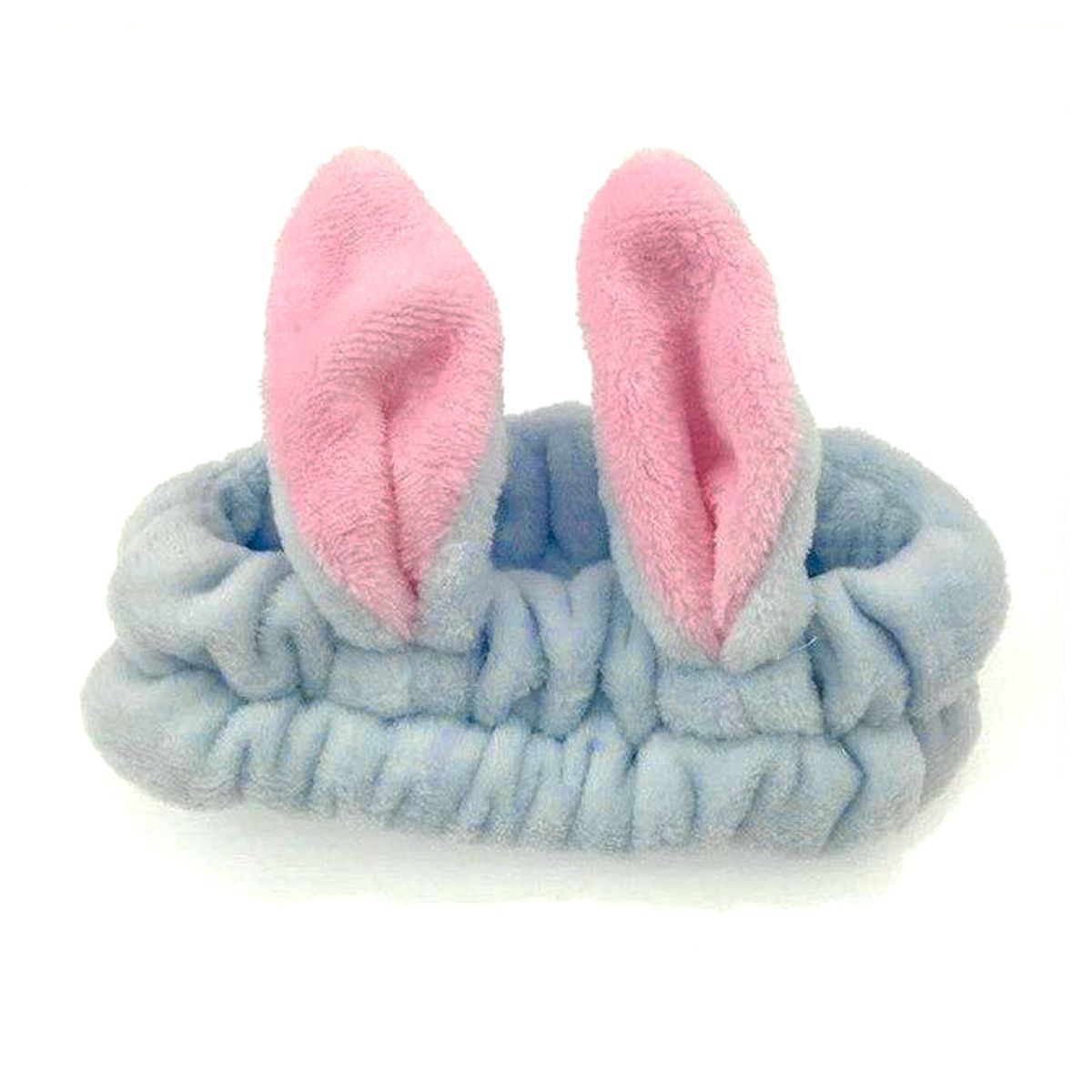 Плюшева пов'язка "Зайка" (блакитний)  фото 1