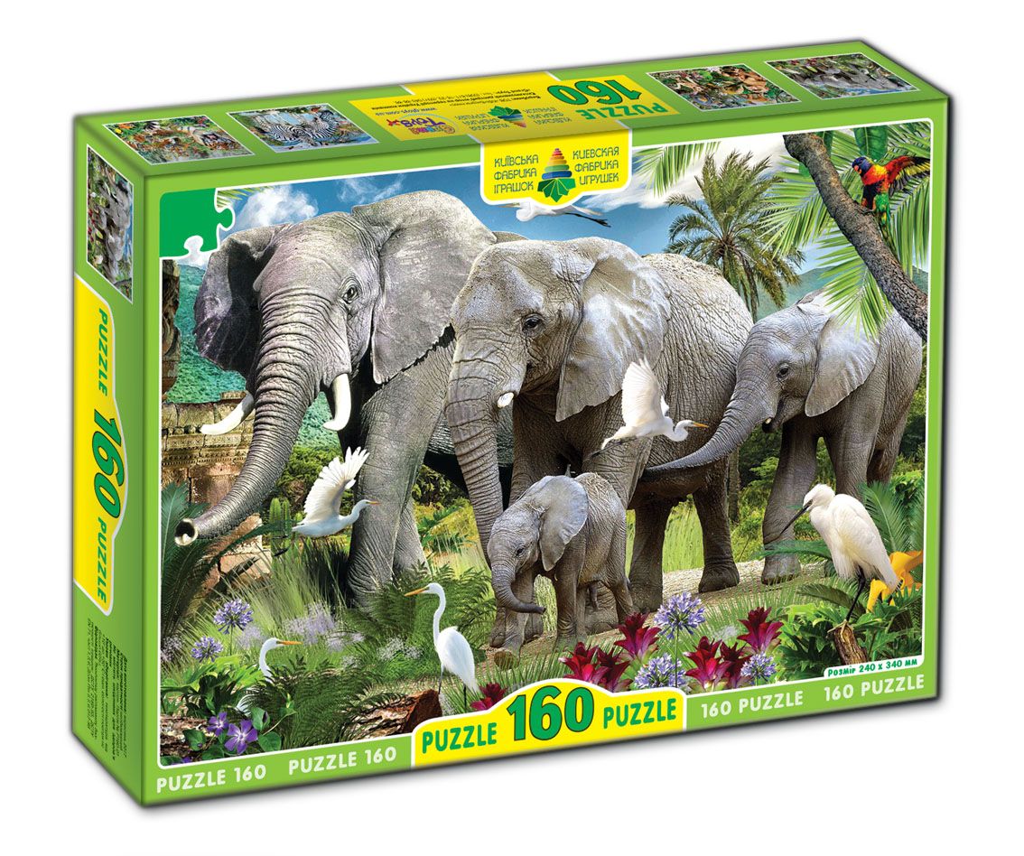 Пазл "Слони" 160 елементів