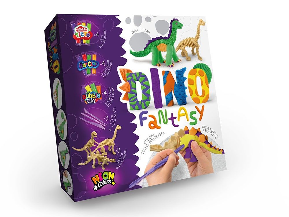 Набір креативної творчості "Dino Fantasy" 18 елементів (укр)
