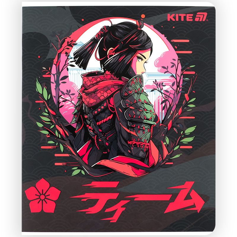 Зошит 48 арк. , кл. , софт тач + УФ лак, Kite Anime Зошит 48 арк. , кл. , софт тач + УФ лак, Kite Anime