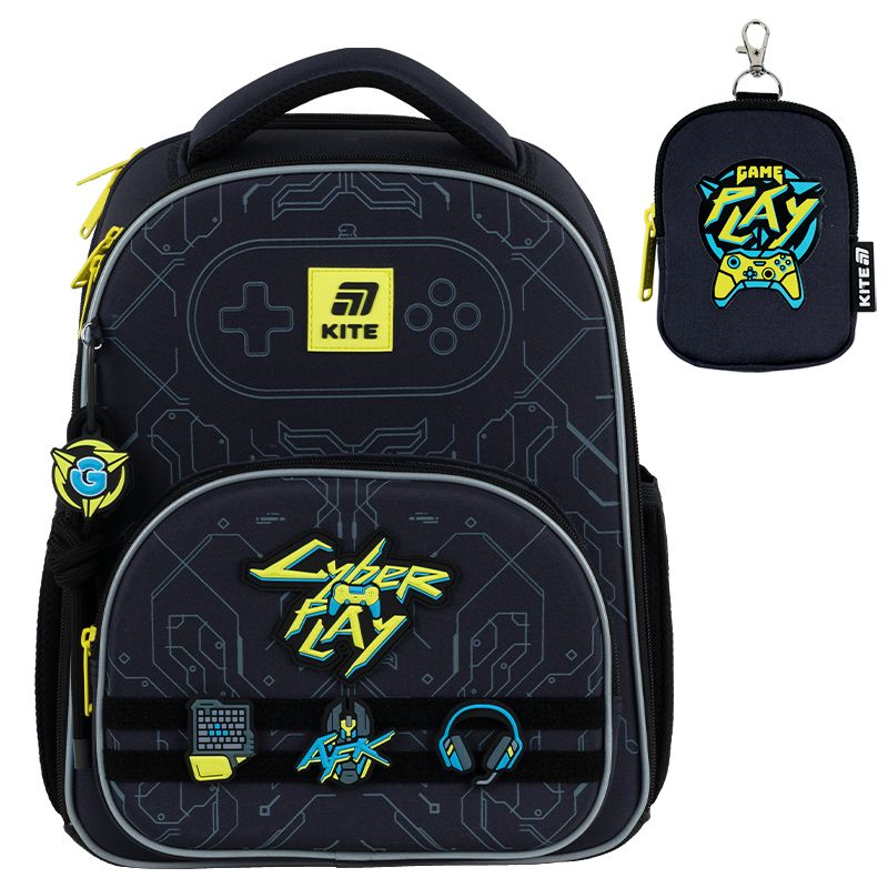 Рюкзак Kite Education каркасный 556 Cyber фото 13 Рюкзак Kite Education каркасный 556 Cyber фото 13