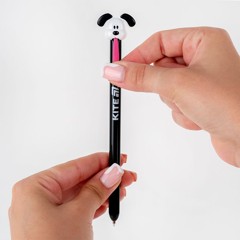 Ручка кулькова автоматична Little puppy, синя  фото 13