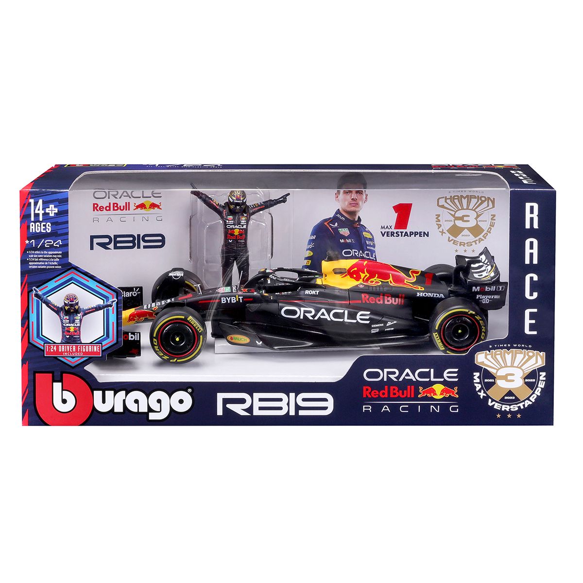 Автомодель з фігуркою - Red Bull Racing RB19 (1:24)  фото 13