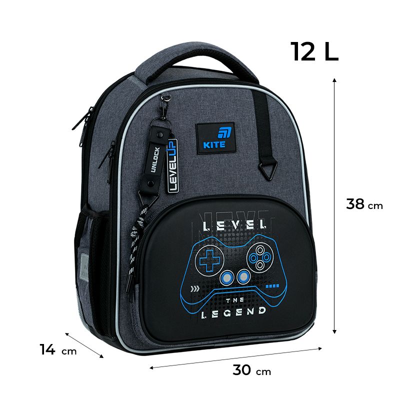 Рюкзак Kite Education каркасний 556 Level UP  фото 13