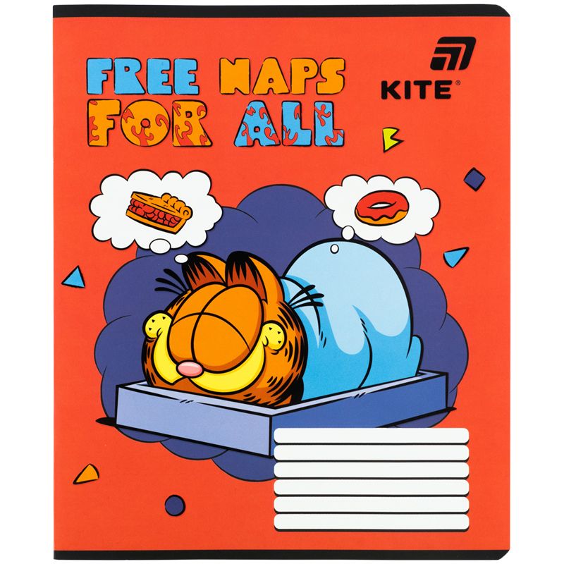 Тетрадь 12 л. , лин. , софт тач + УФ лак, GF  фото 13