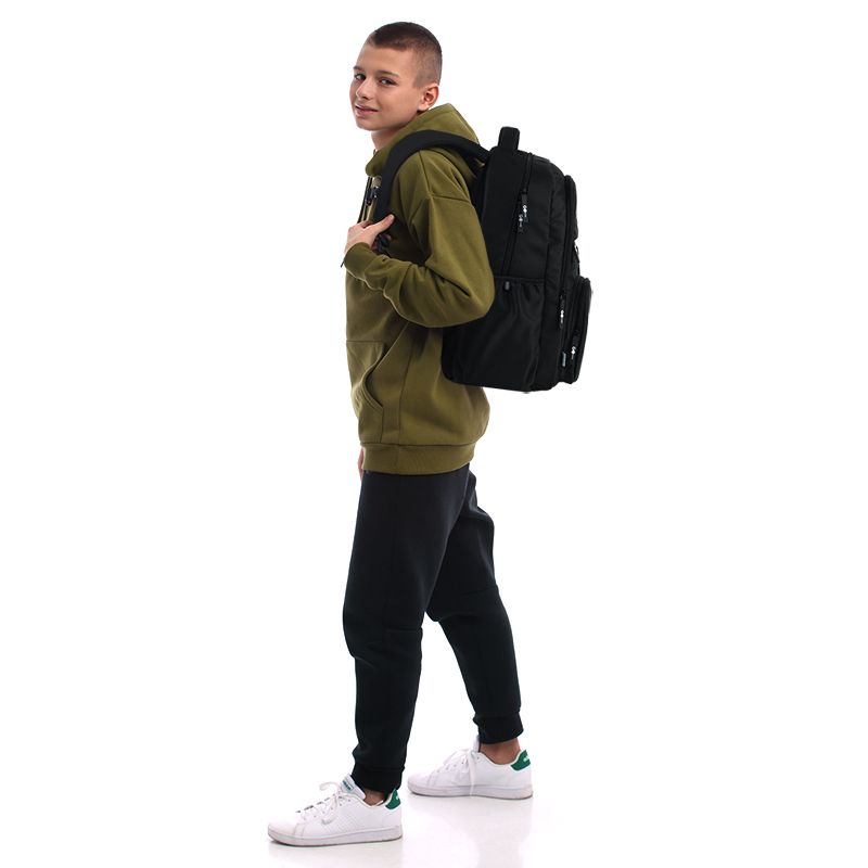 Рюкзак GoPack Education Teens 184 чорний  фото 13