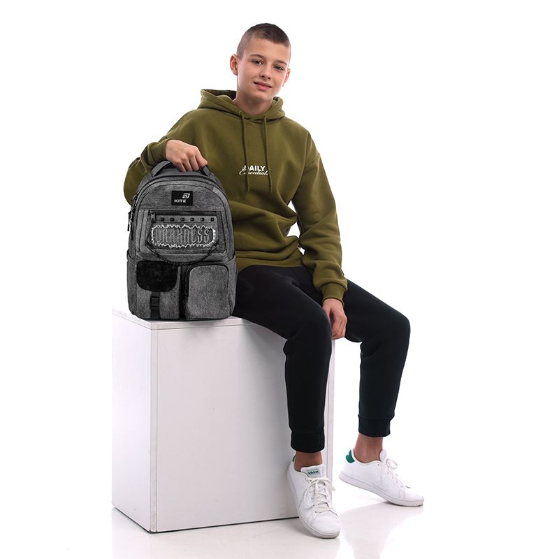 Рюкзак Kite Education teens 2587M Darkness  фото 13