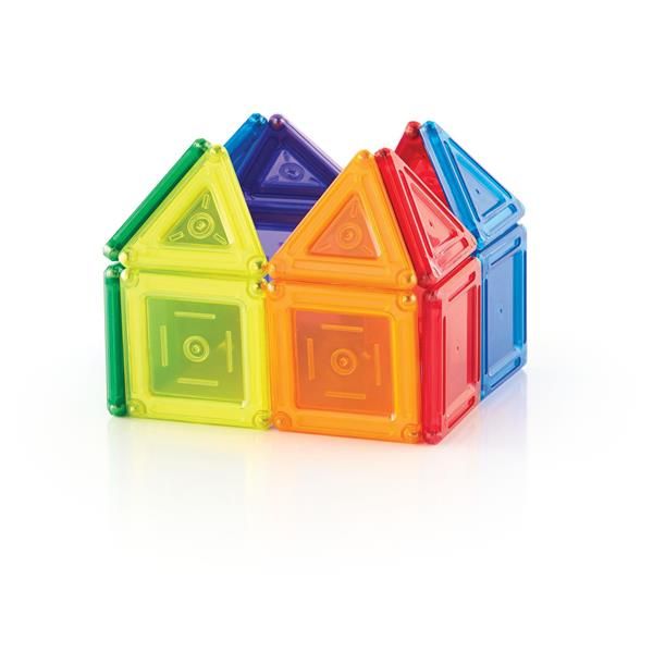 Магнітний конструктор Guidecraft PowerClix Solids, 24 деталі  фото 13