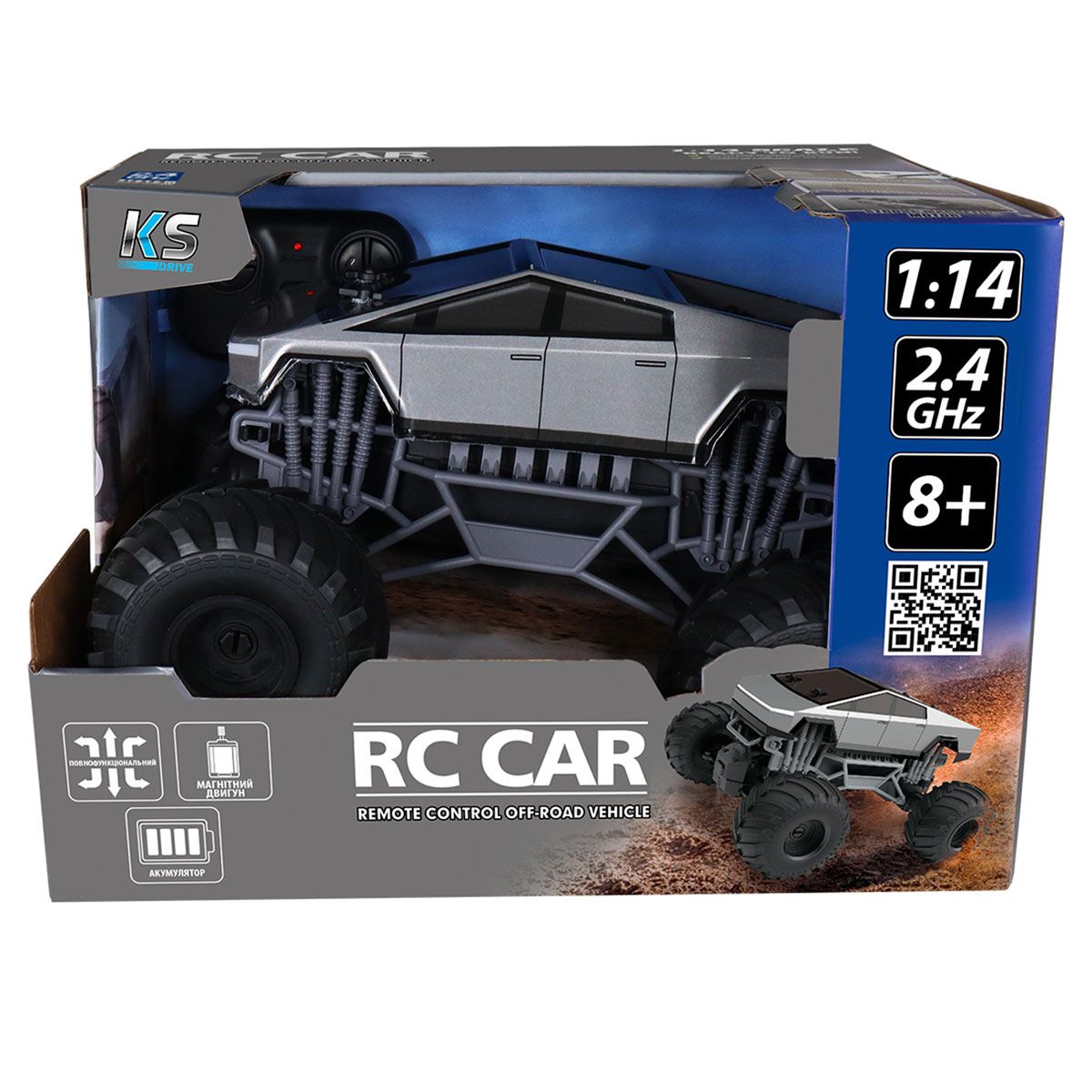Автомобіль Bigfoot Off-road на р/к - Cyber Ride (2,4 ГГц)  фото 13