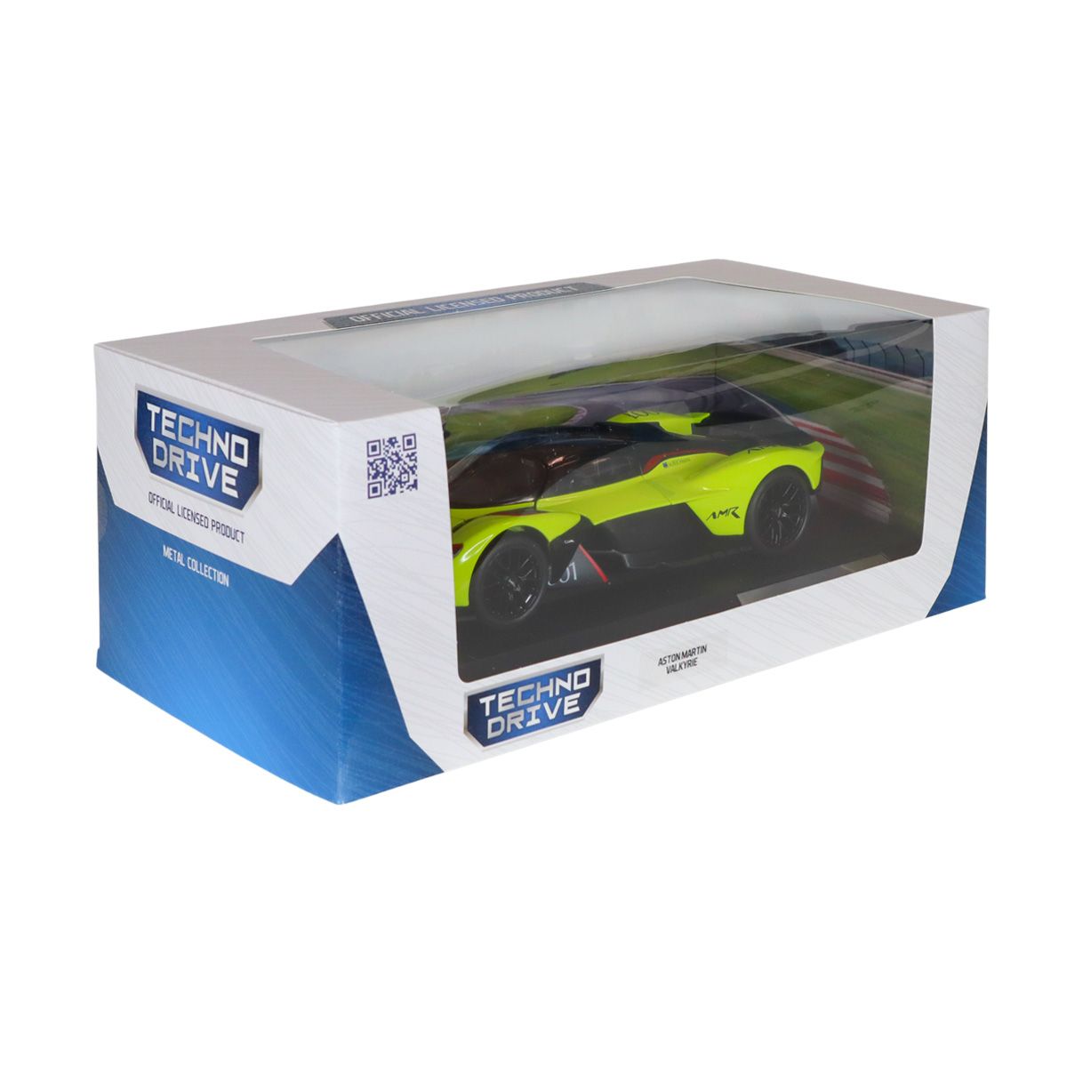 Автомодель - Aston Martin Valkyrie (жёлтый, 1:18)  фото 13