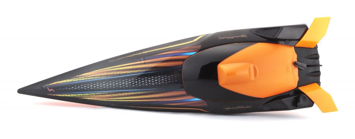Катер на р/у Hydro Blaster Speed Boat - помаранчево-чорний  фото 13