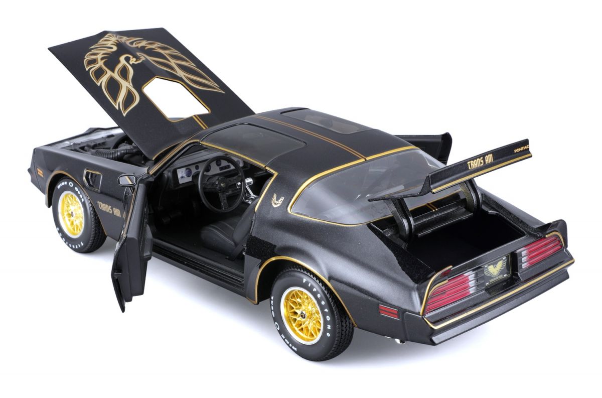 Машинка іграшкова 1978 Pontiac Firebird Trans Am, масштаб 1:18 чорна  фото 13