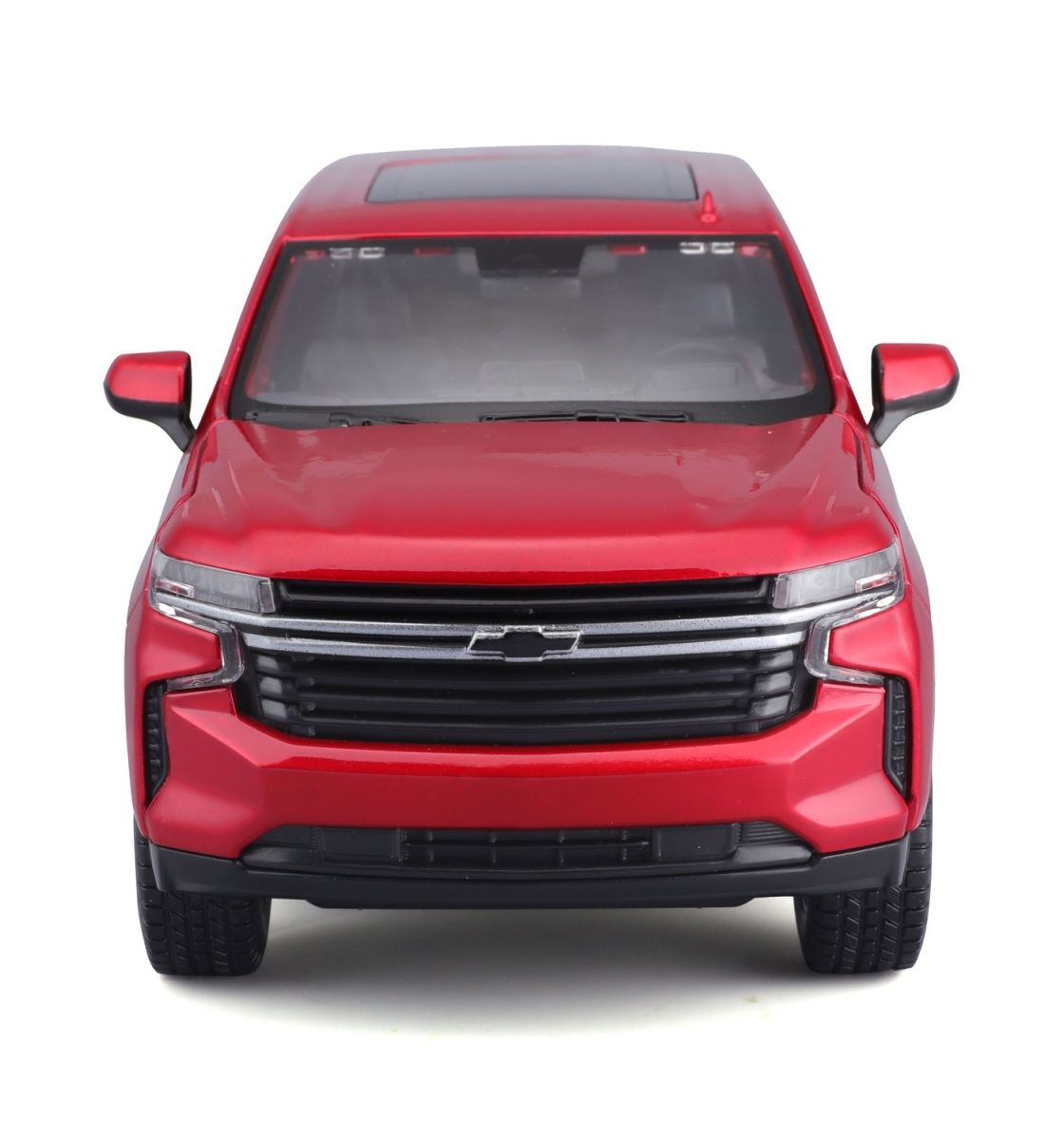 Автомодель в масштабе 1:24 - 2021 Chevy Tahoe красный  фото 13