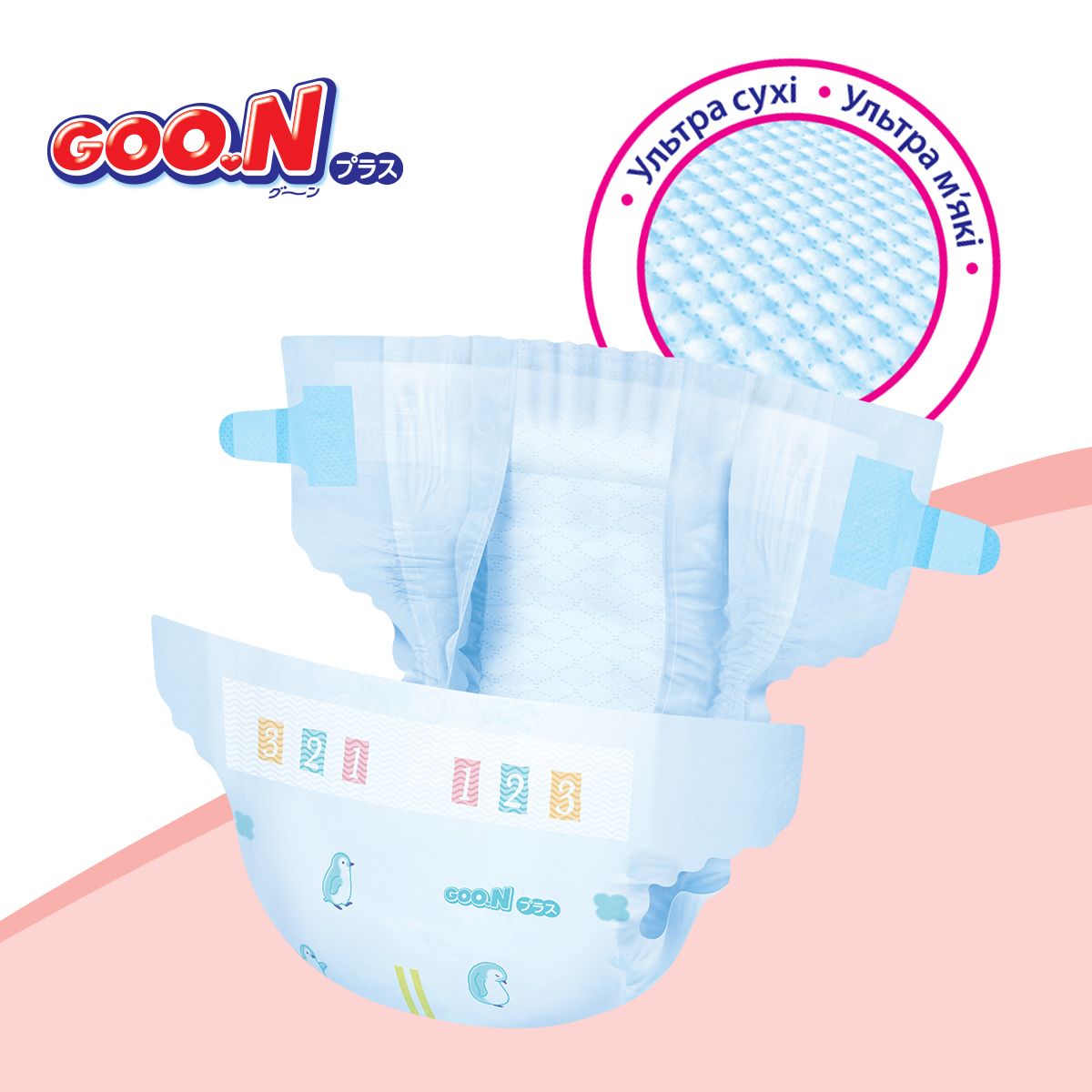 Підгузки Goo. N Plus для дітей (розмір 5(XL), 12-20 кг, 38 шт. )  фото 13