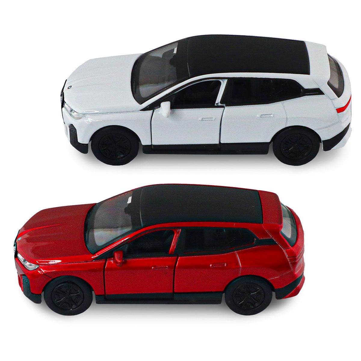 Автомодель - BMW iX (червоний, білий)  фото 13