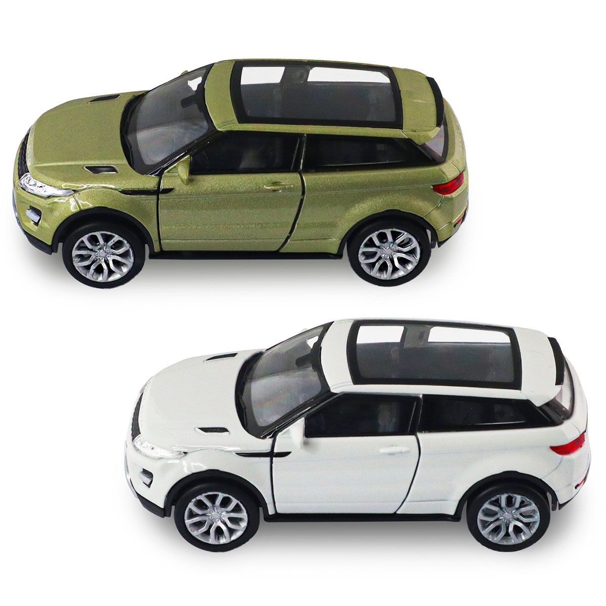 Автомодель - Land Rover Range Rover Evoque (белый, зеленый)  фото 13