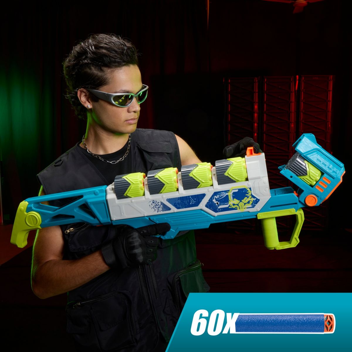 NERF Бластер іграшковий Nerf Rebel Ops Doom Cannon, 60 дротиків, 5 супершелів  фото 13