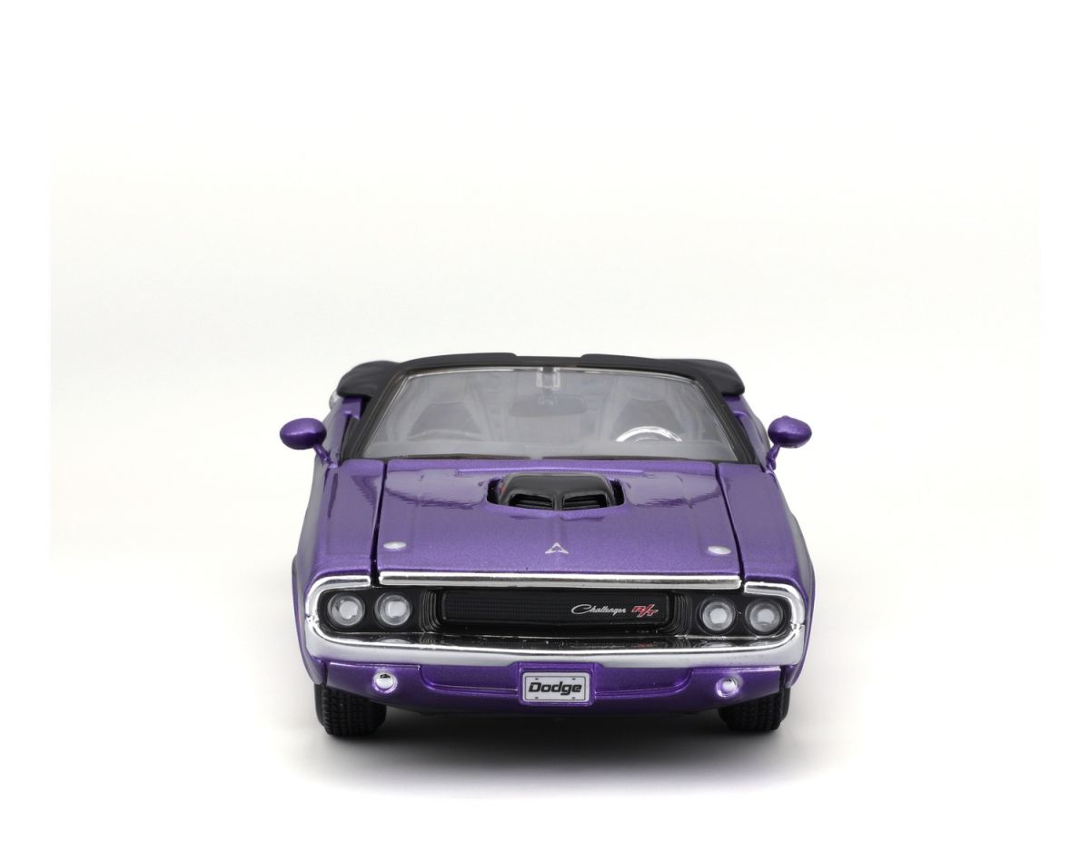 Машинка іграшкова 1970 Dodge Challenger R/T Convertible, масштаб 1:24  фото 13