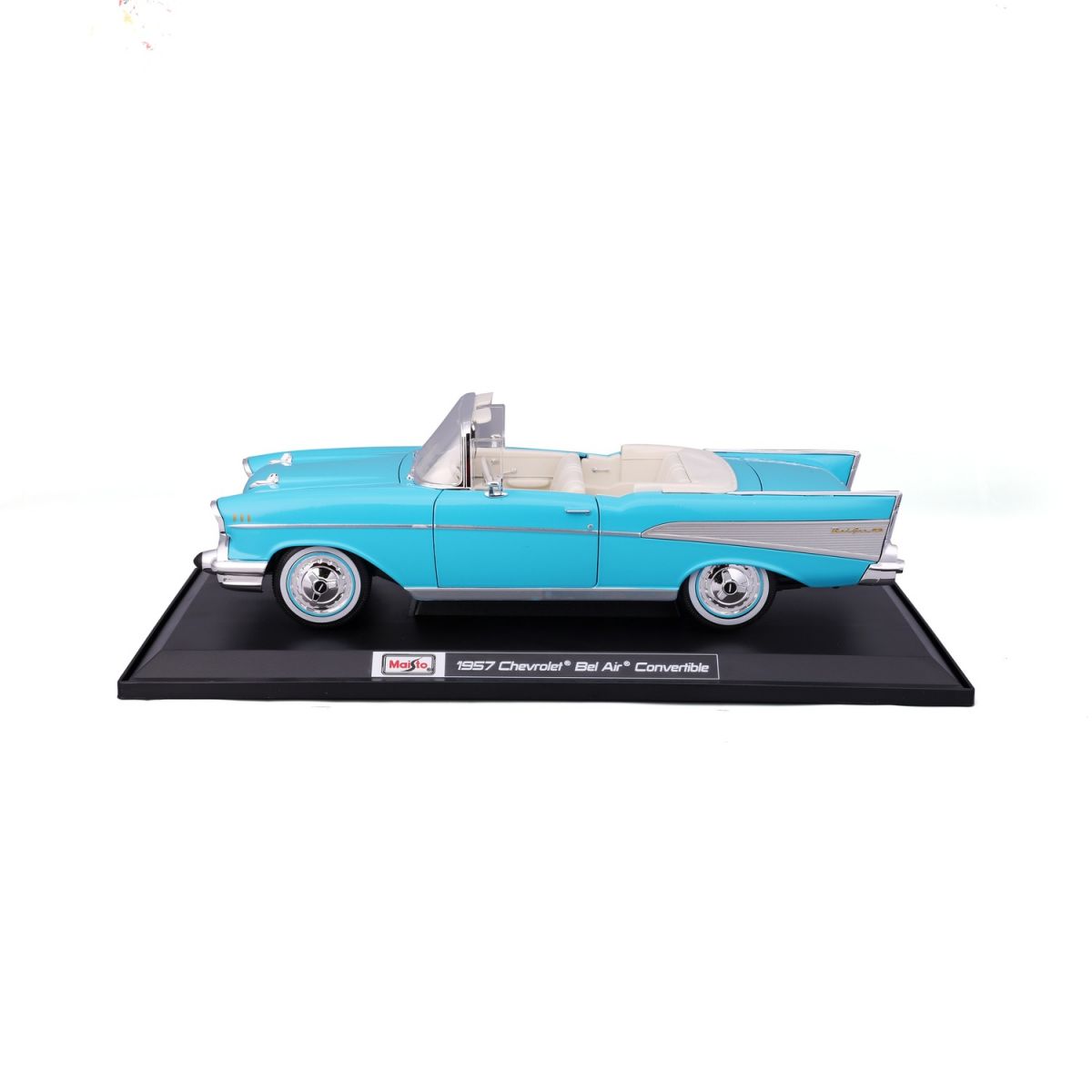 Машинка іграшкова 1957 Chevrolet Bel Air Convertible, масштаб 1:18  фото 13
