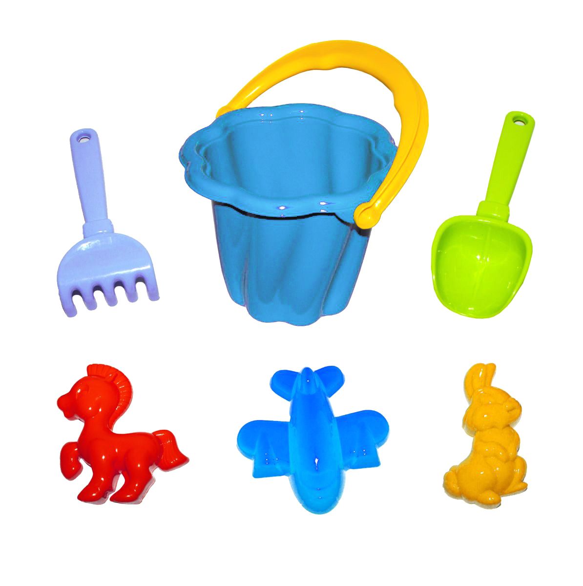 Пісочний набір Ромашка №1 блакитний  фото 1