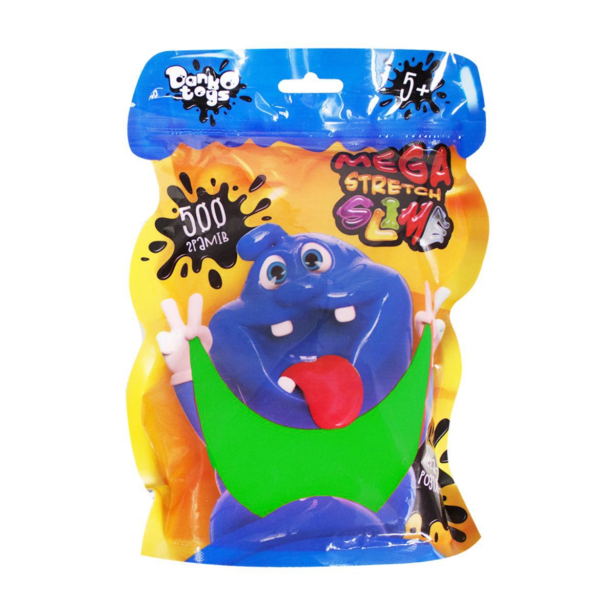 Слайм "Mega Stretch Slime" 500 г укр зелений