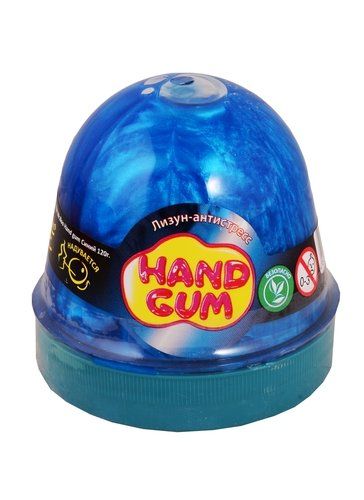 Лизун-антистресс "Hand gum" 120 г синий