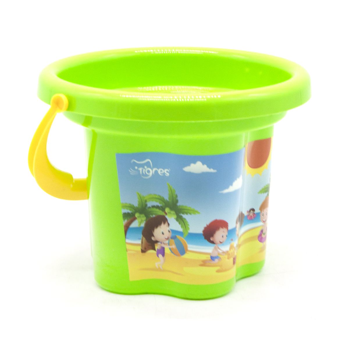 Відро пластикове "Квіточка", 1,5 л салатовое  фото 1