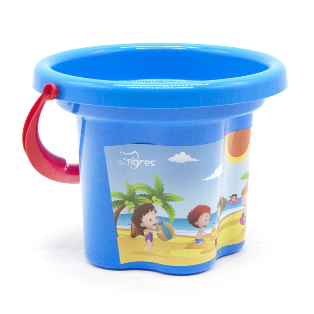 Відро пластикове "Квіточка", 1,5 л синє  фото 1