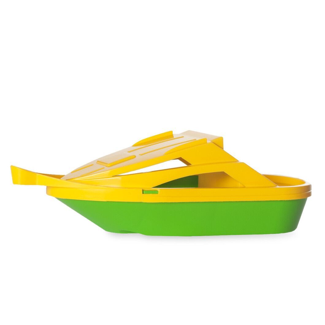 Пластикова іграшка "Катер" жовтий  фото 1