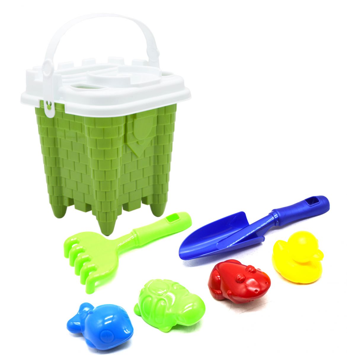 Дитячий пісочний набір "Вежа" зелений  фото 1