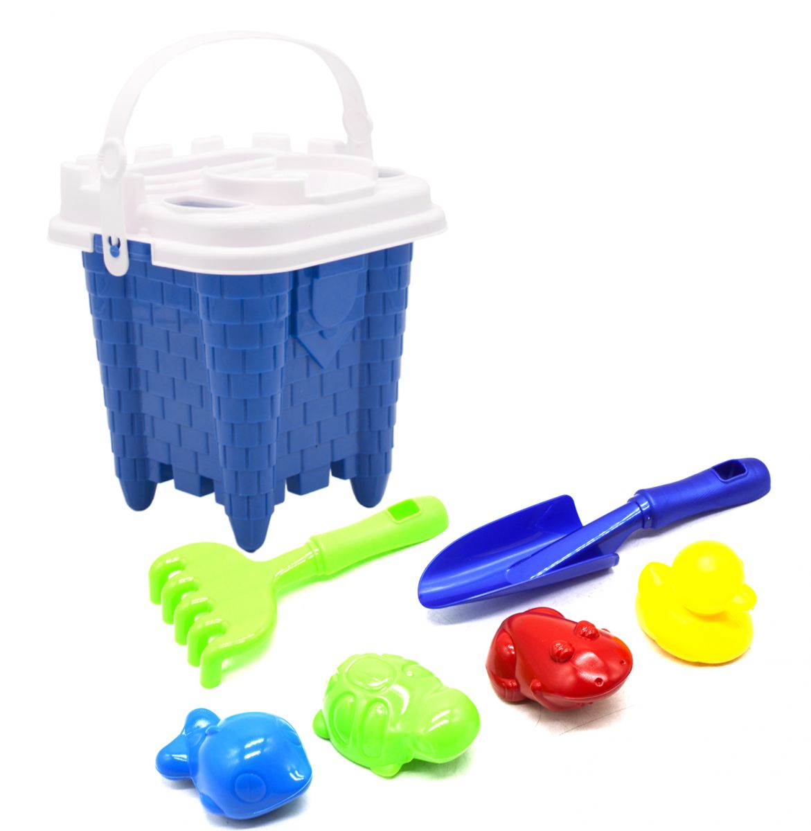 Дитячий пісочний набір "Вежа" синій  фото 1