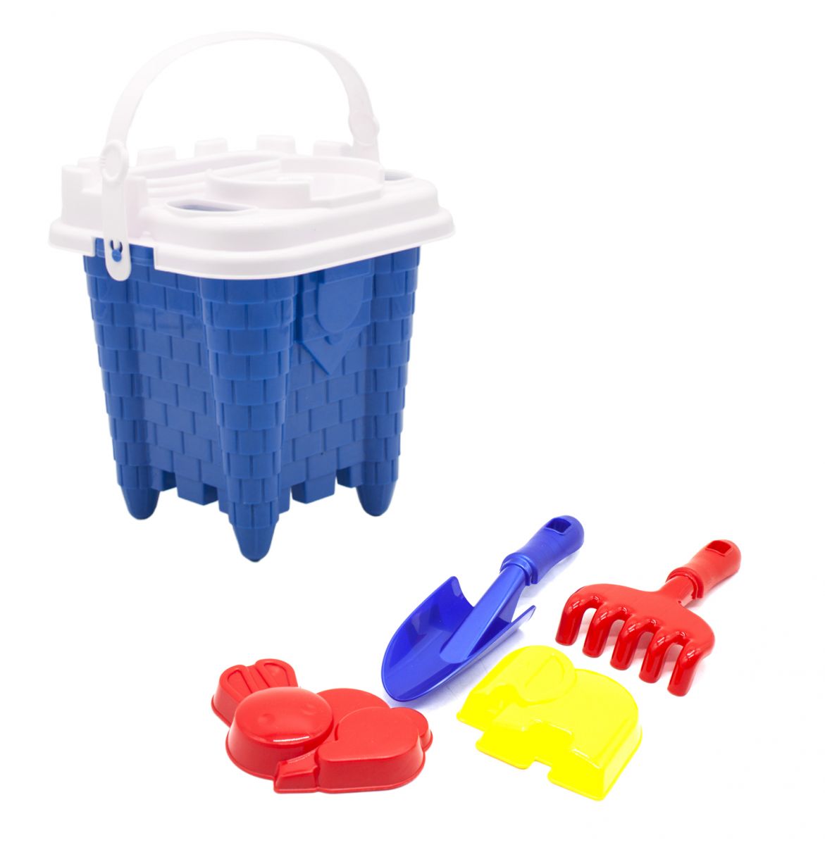 Детский песочный набор "Башня" синий  фото 1