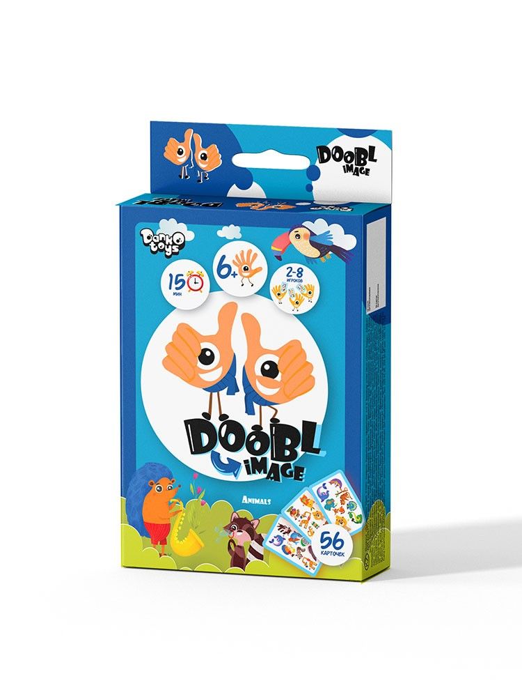 Настільна гра "Doobl image mini: Animals" рус