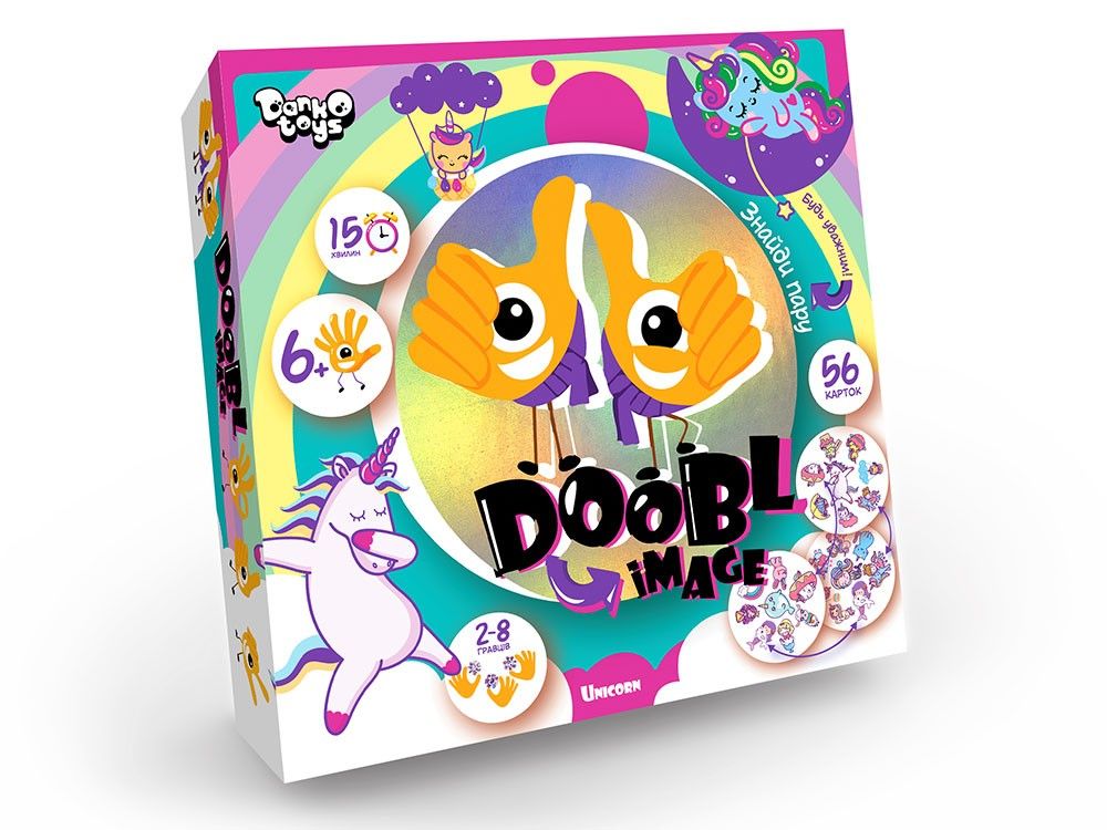 Настільна гра "Doobl image: Unicorn" укр