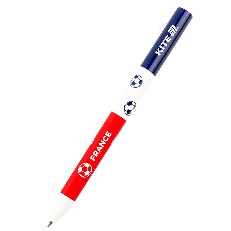 Ручка кулькова автоматична Football nations, синя  фото 14