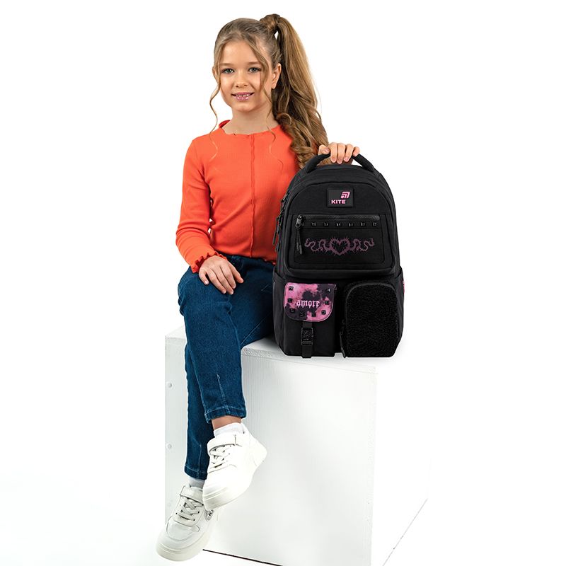 Рюкзак Kite Education teens 2587M Drama Queen  фото 14