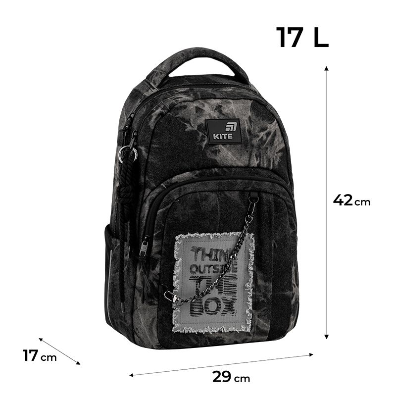 Рюкзак Kite Education teens 2578M Denim Core  фото 14