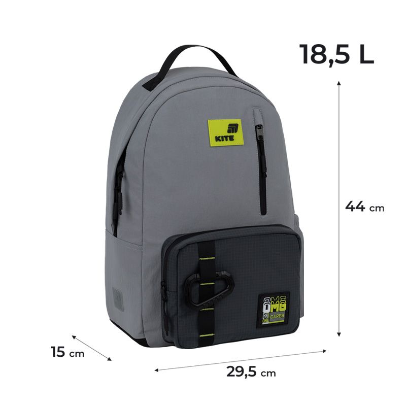 Рюкзак Kite Education teens 949L No One Cares  фото 14