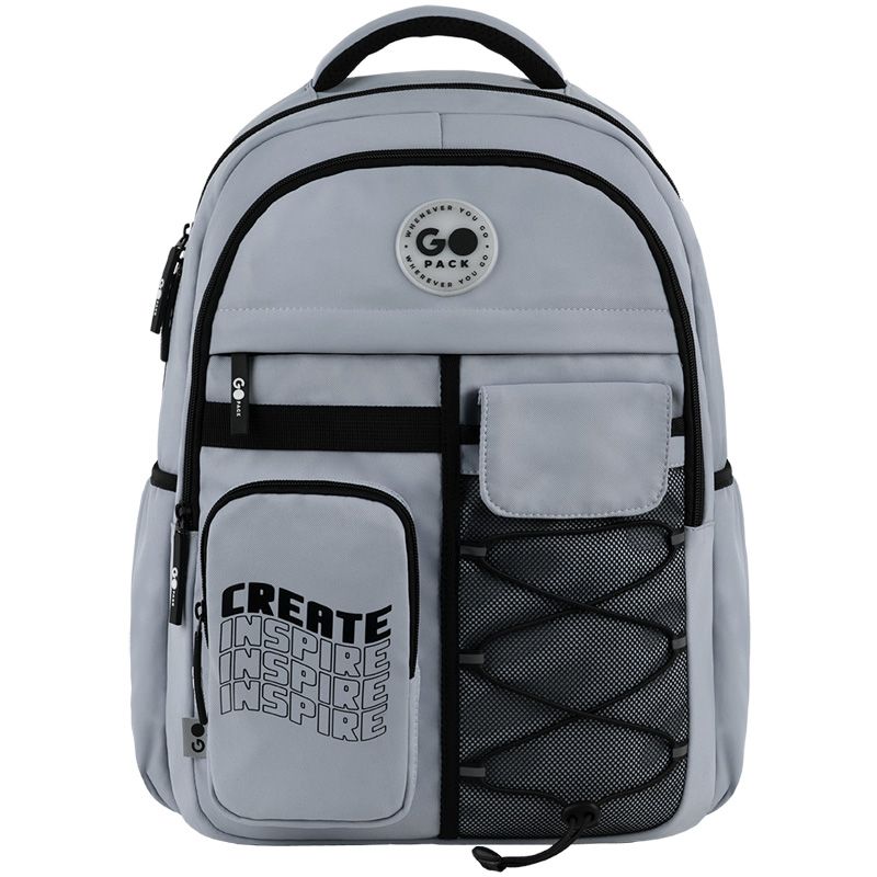 Рюкзак GoPack Education Teens 184 сірий  фото 14