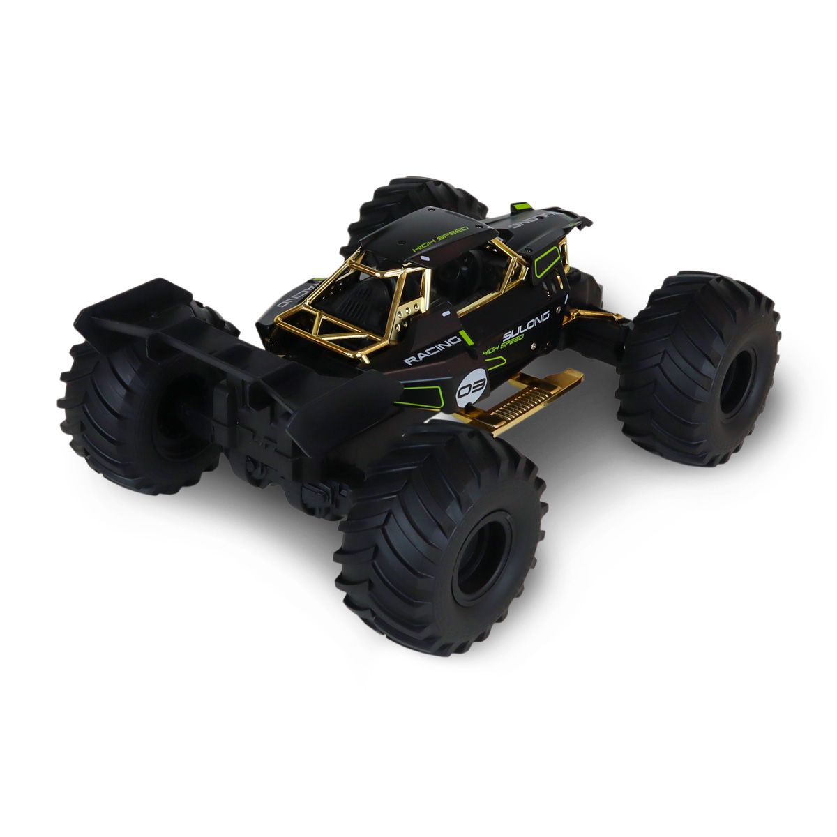 Автомобиль Off-road на р/у – High Speed (черный, металл.  корпус, 1:14)  фото 14
