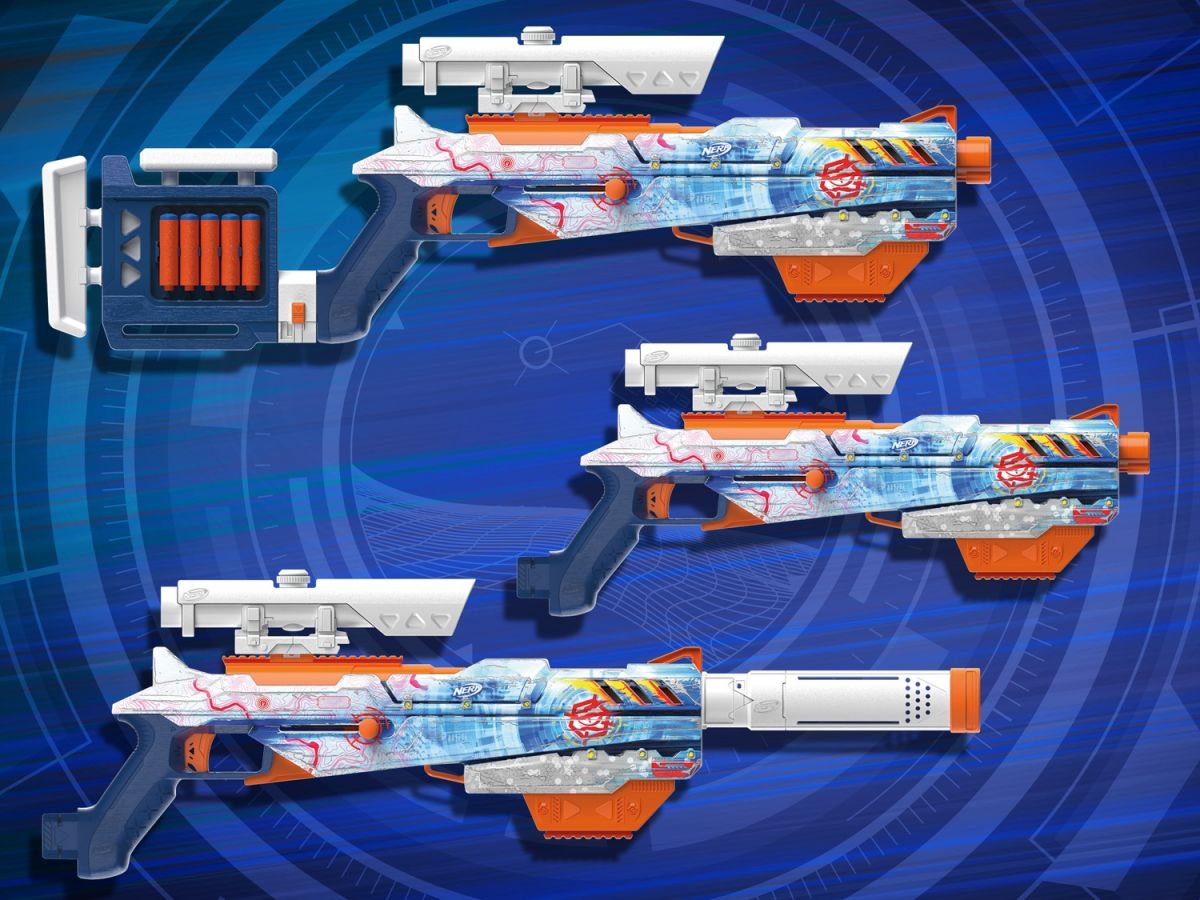 Бластер игрушечный Nerf Loadout Arctic Zerostriker  фото 14