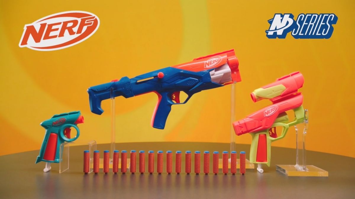 Набір з 3-х іграшкових бластерів та 18 стріл, серії Nerf N Series  фото 14