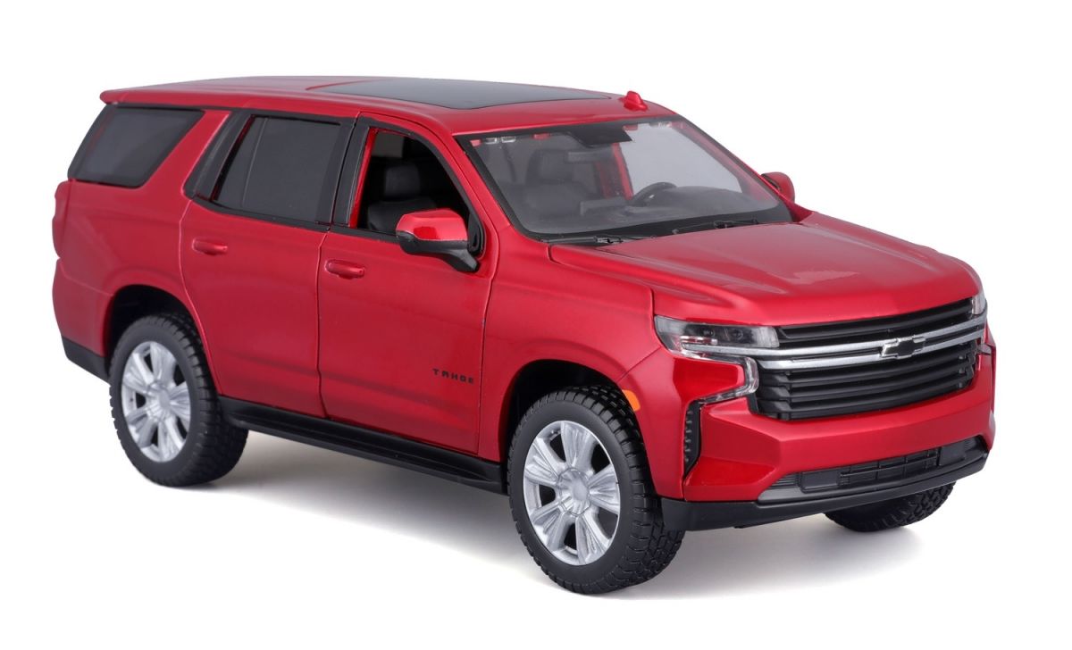 Автомодель в масштабе 1:24 - 2021 Chevy Tahoe красный  фото 14