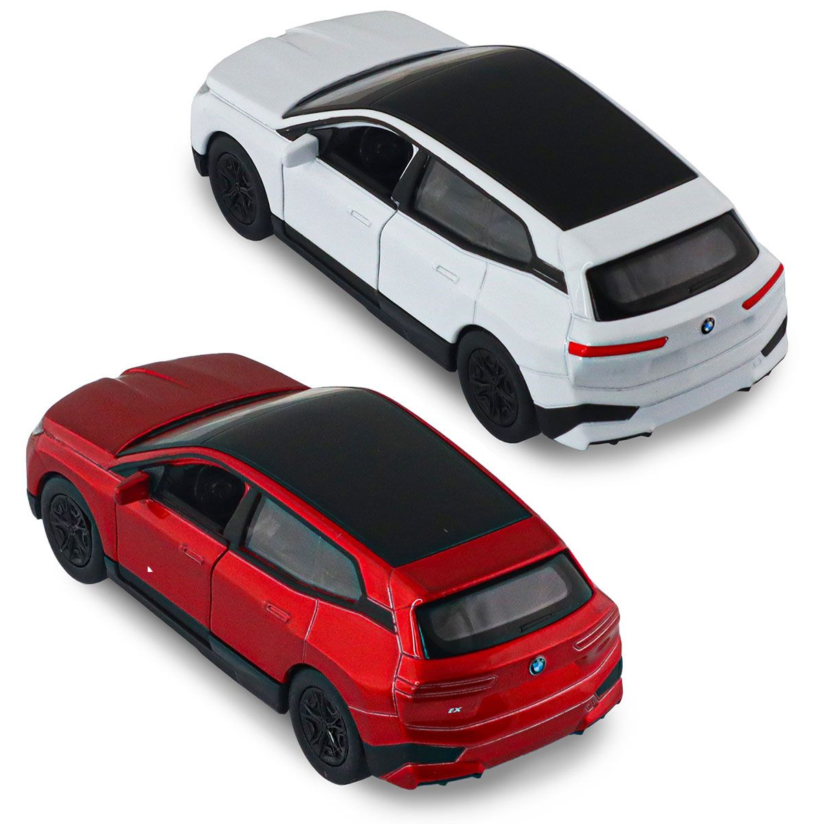Автомодель - BMW iX (червоний, білий)  фото 14