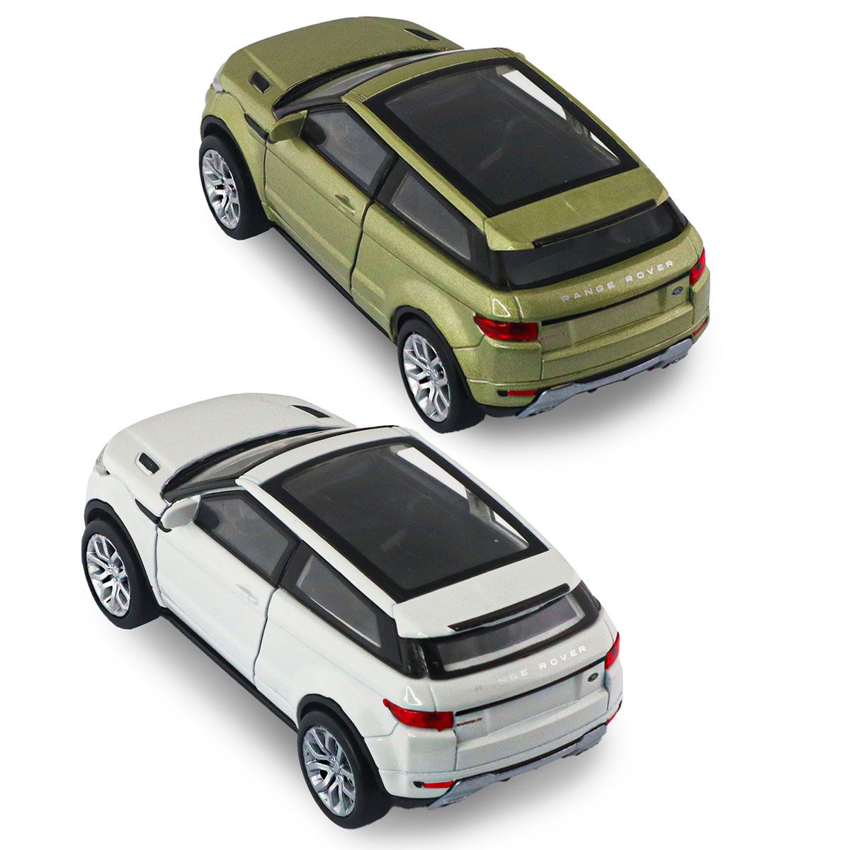 Автомодель - Land Rover Range Rover Evoque (белый, зеленый)  фото 14