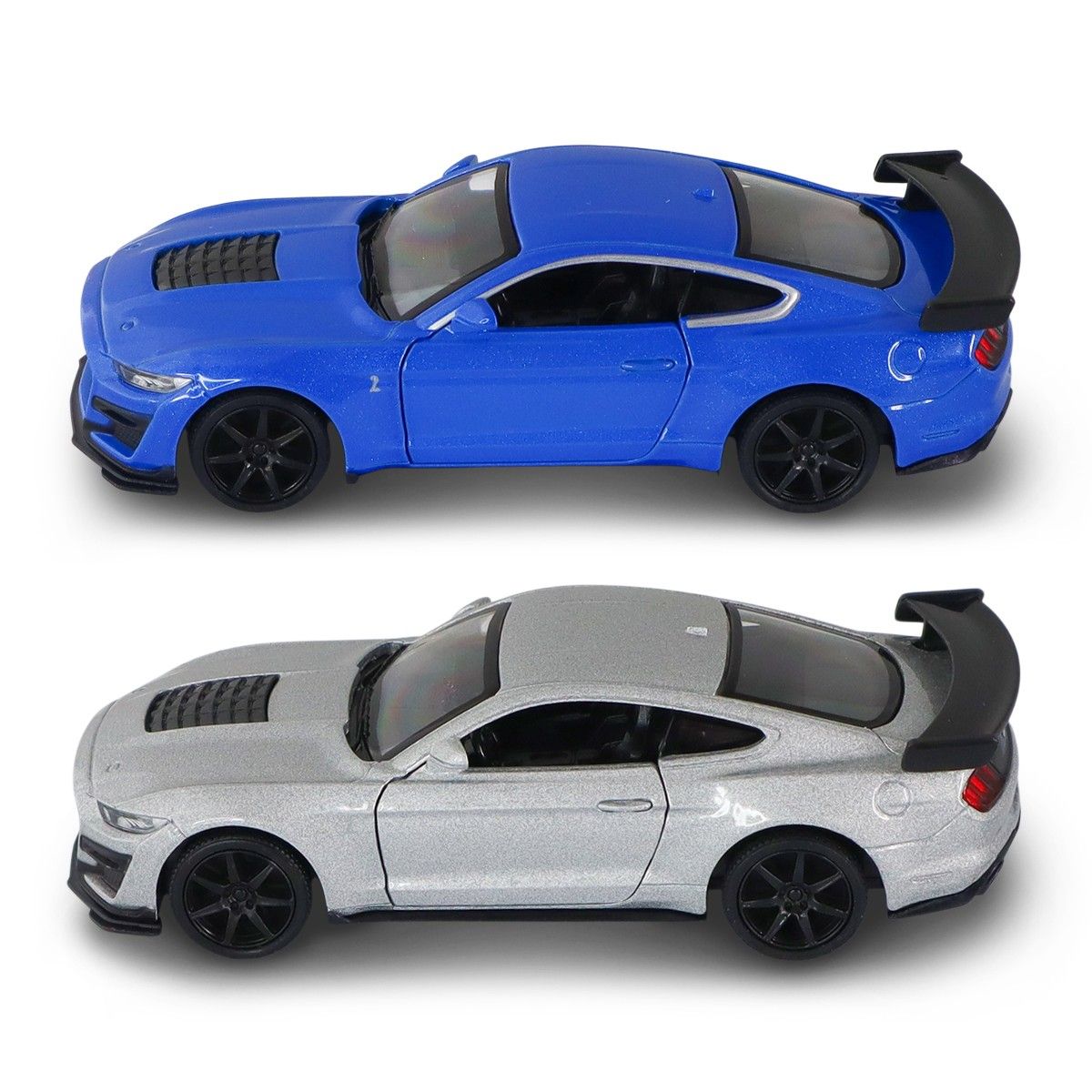 Автомодель – Ford Mustang Shelby GT500 2024 (серый, синий)  фото 14